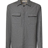 Overshirt in misto lana N75GIAK08TES0N047 14 ELEVENTY 