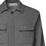 Overshirt in misto lana N75GIAK08TES0N047 14 ELEVENTY 