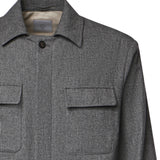 Overshirt in misto lana N75GIAK08TES0N047 14 ELEVENTY 