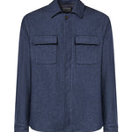 Overshirt in misto lana N75GIAK08TES0N047 19 ELEVENTY 