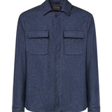 Overshirt in misto lana N75GIAK08TES0N047 19 ELEVENTY 