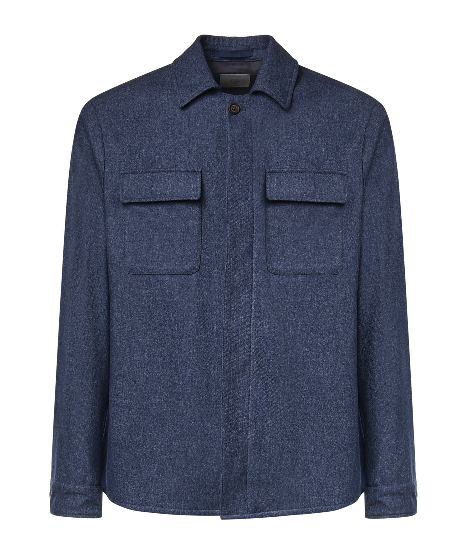 Overshirt in misto lana N75GIAK08TES0N047 19 ELEVENTY 