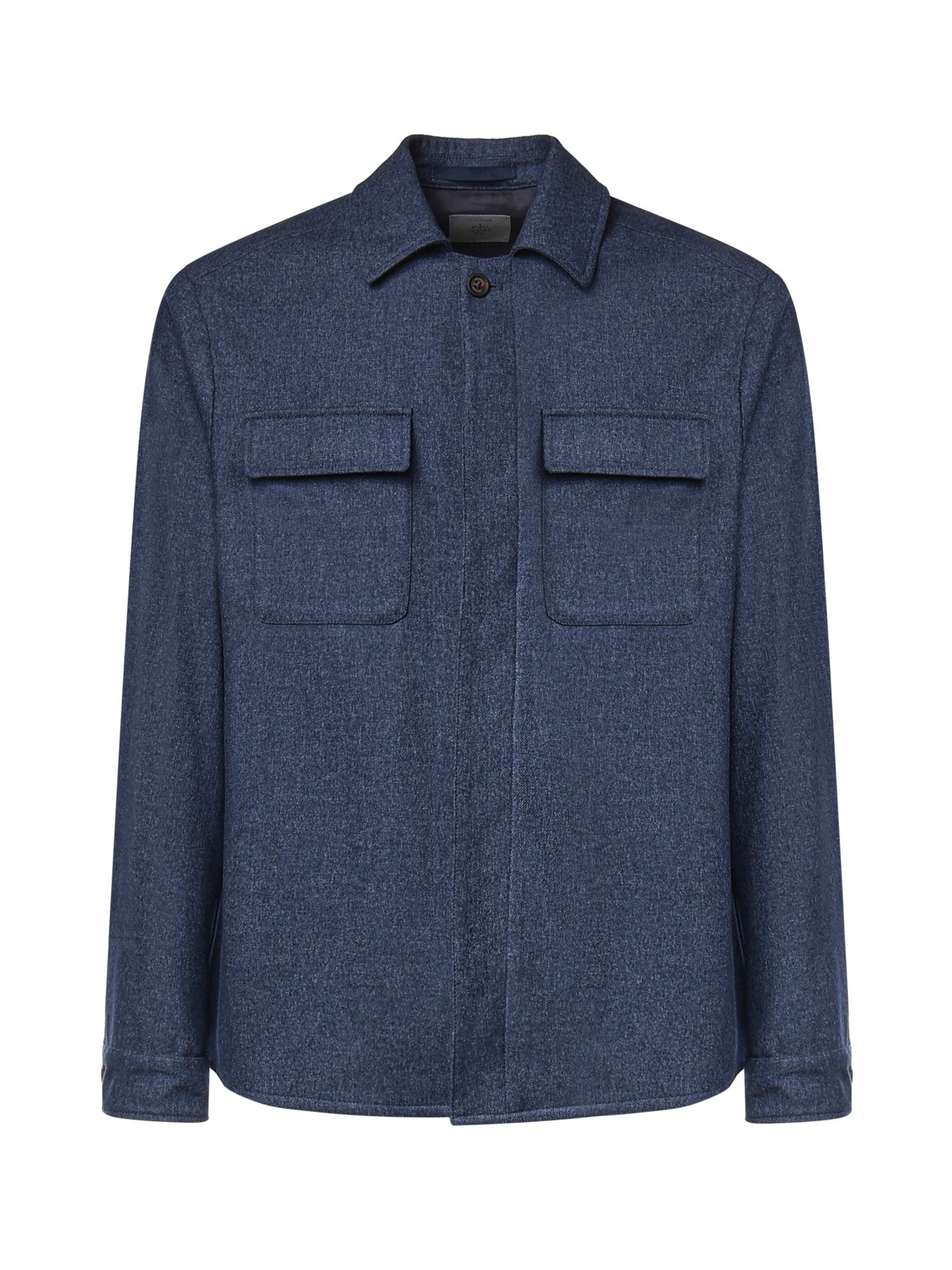 Overshirt in misto lana N75GIAK08TES0N047 19 ELEVENTY 