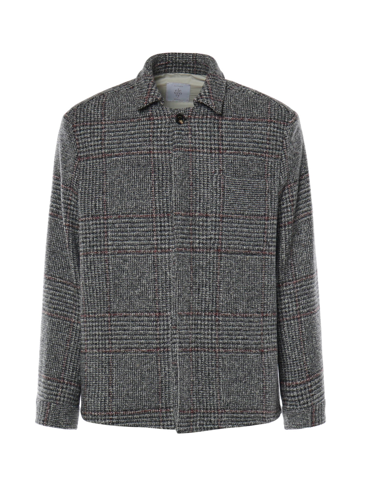 Giacca-camicia in lana N75GIAN05TES0N046 14 ELEVENTY 