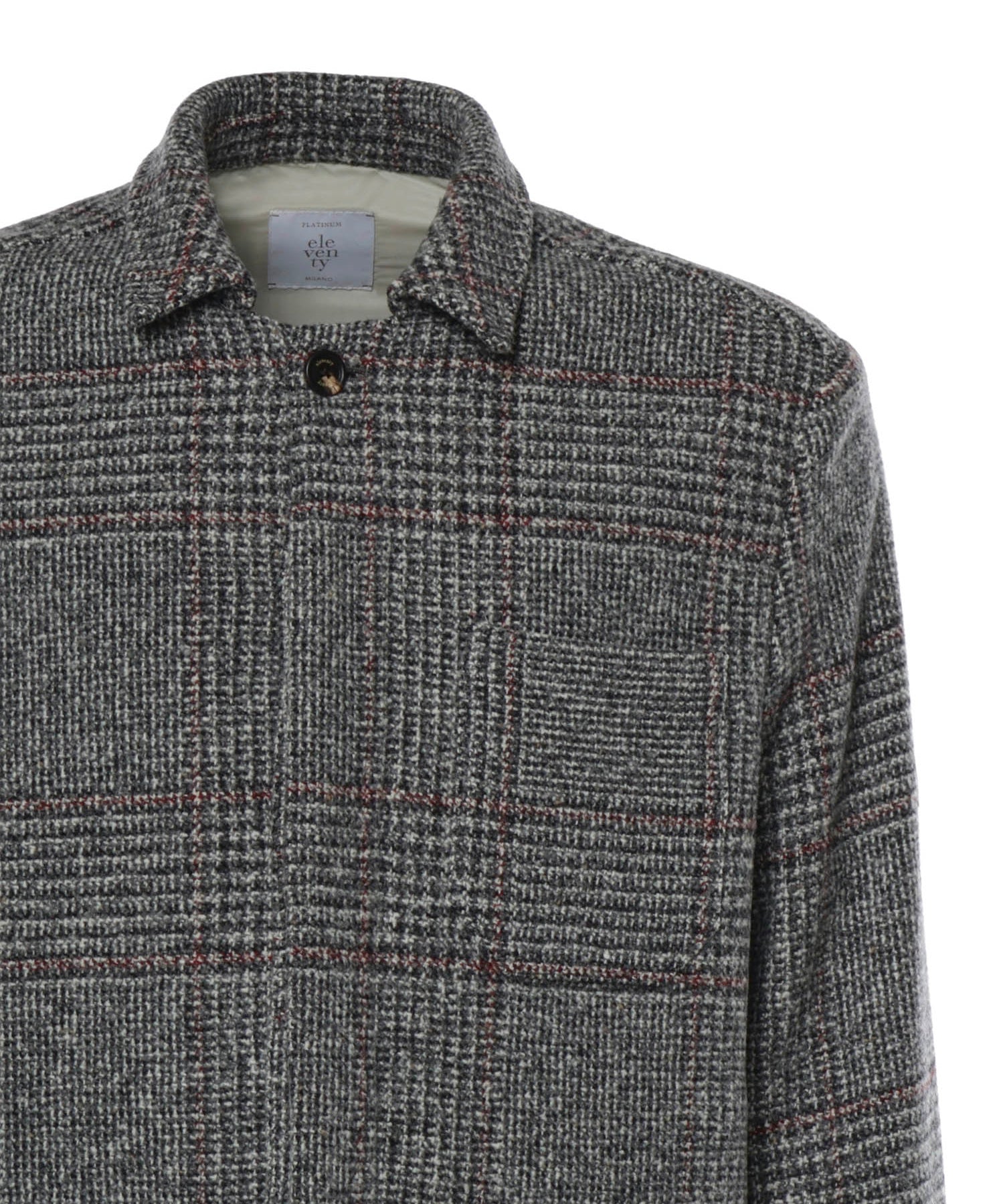 Giacca-camicia in lana N75GIAN05TES0N046 14 ELEVENTY 