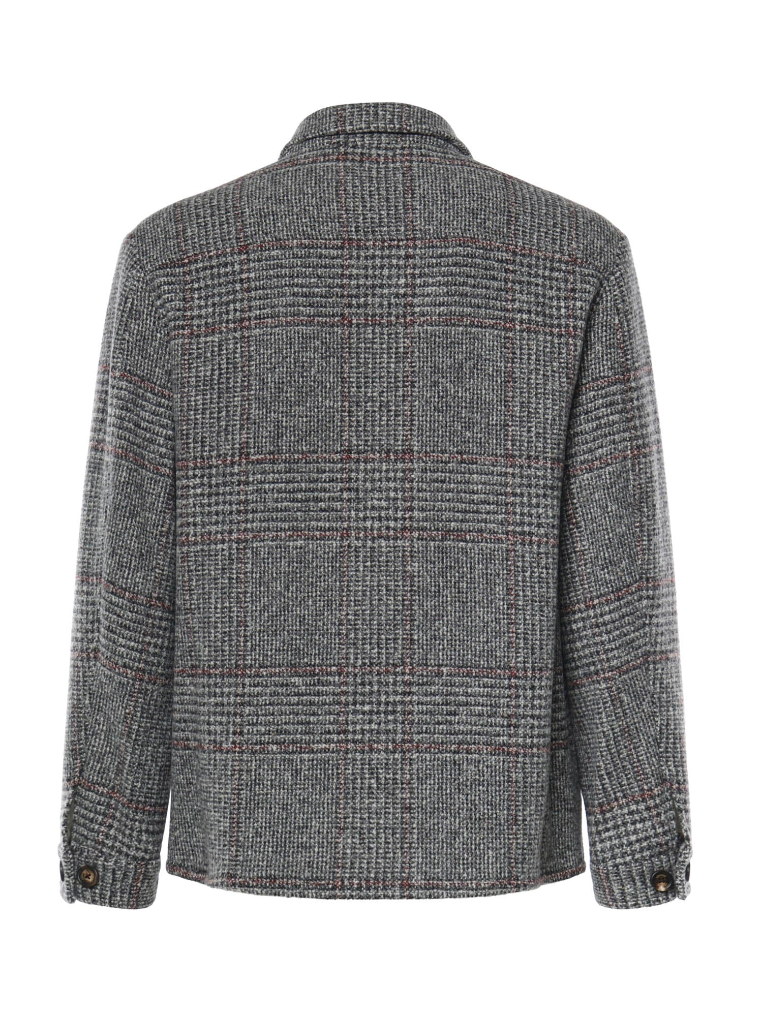 Giacca-camicia in lana N75GIAN05TES0N046 14 ELEVENTY 