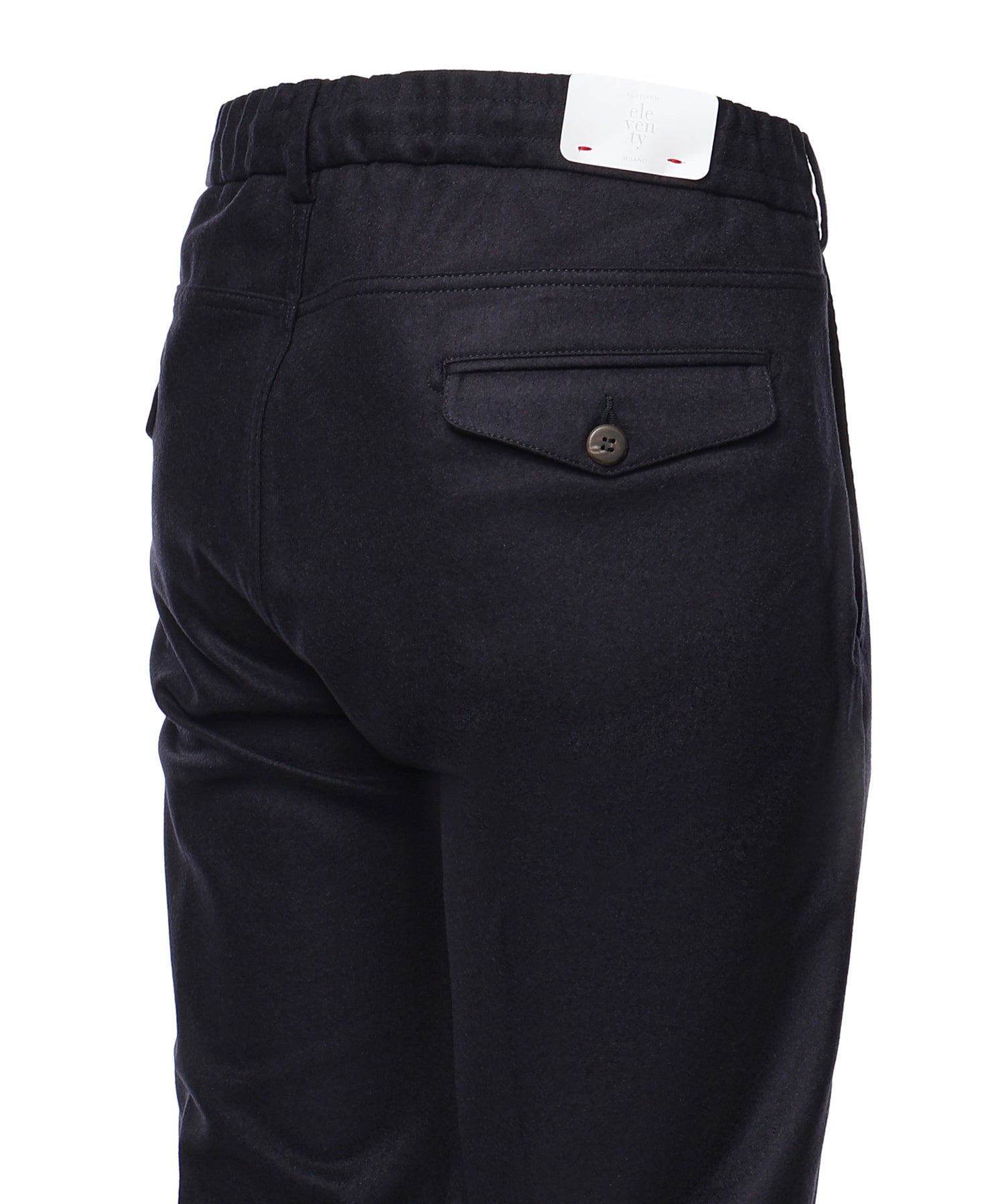 Pantalone jogger in lana N75PANB21TES0H027 11 ELEVENTY 