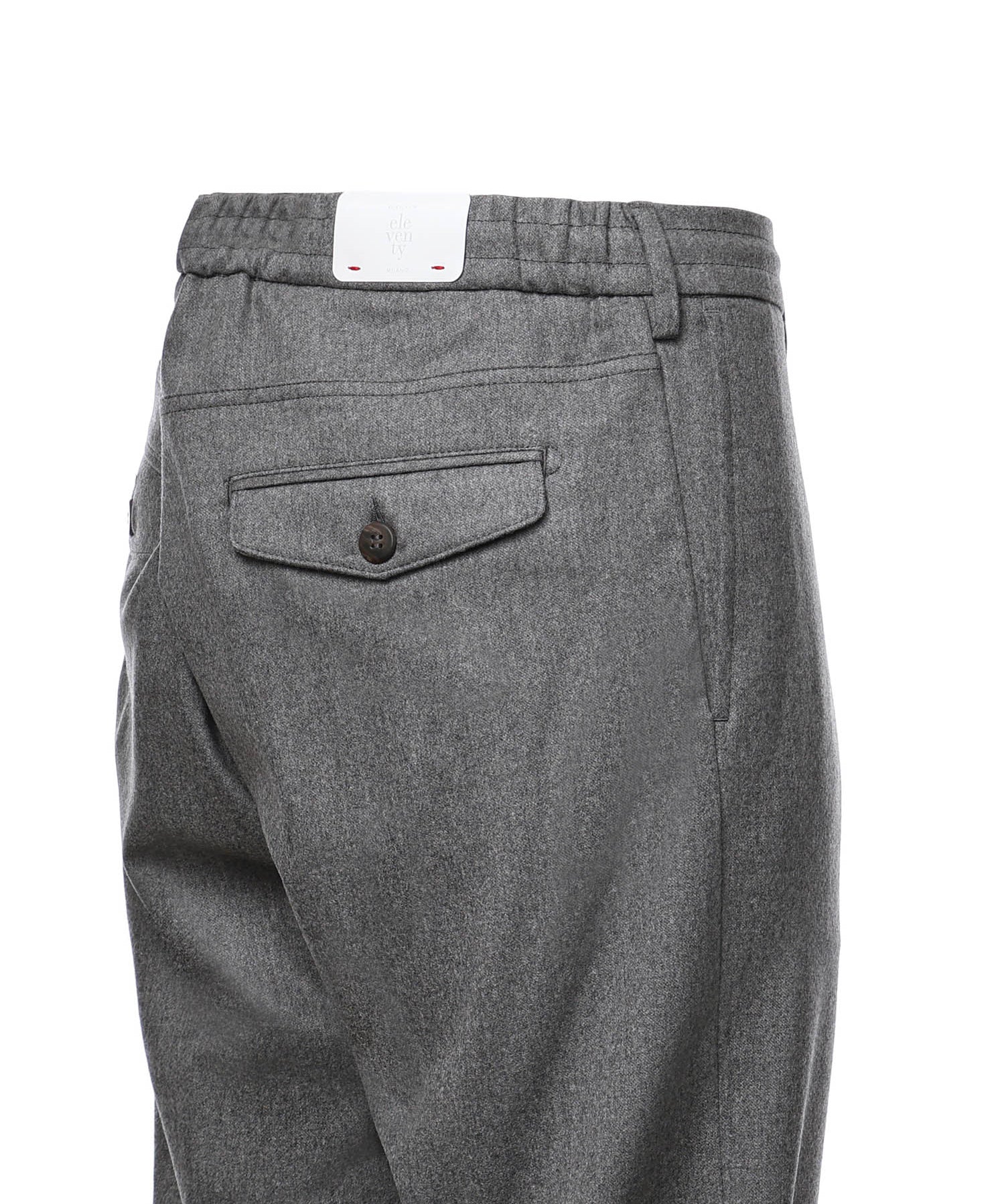 Pantalone jogger in lana N75PANB21TES0H027 14 ELEVENTY 