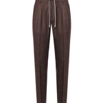 Pantalone jogger in misto lana N75PANG03TES0N047 05 ELEVENTY 