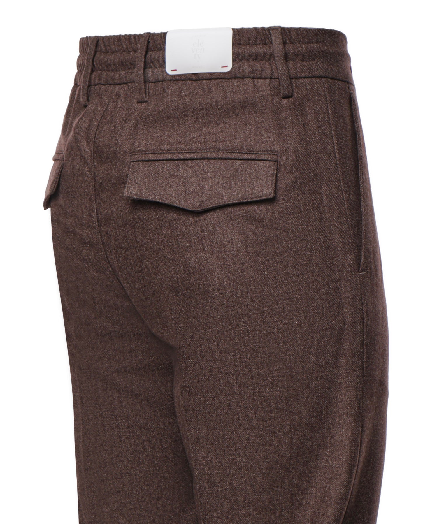 Pantalone jogger in misto lana N75PANG03TES0N047 05 ELEVENTY 