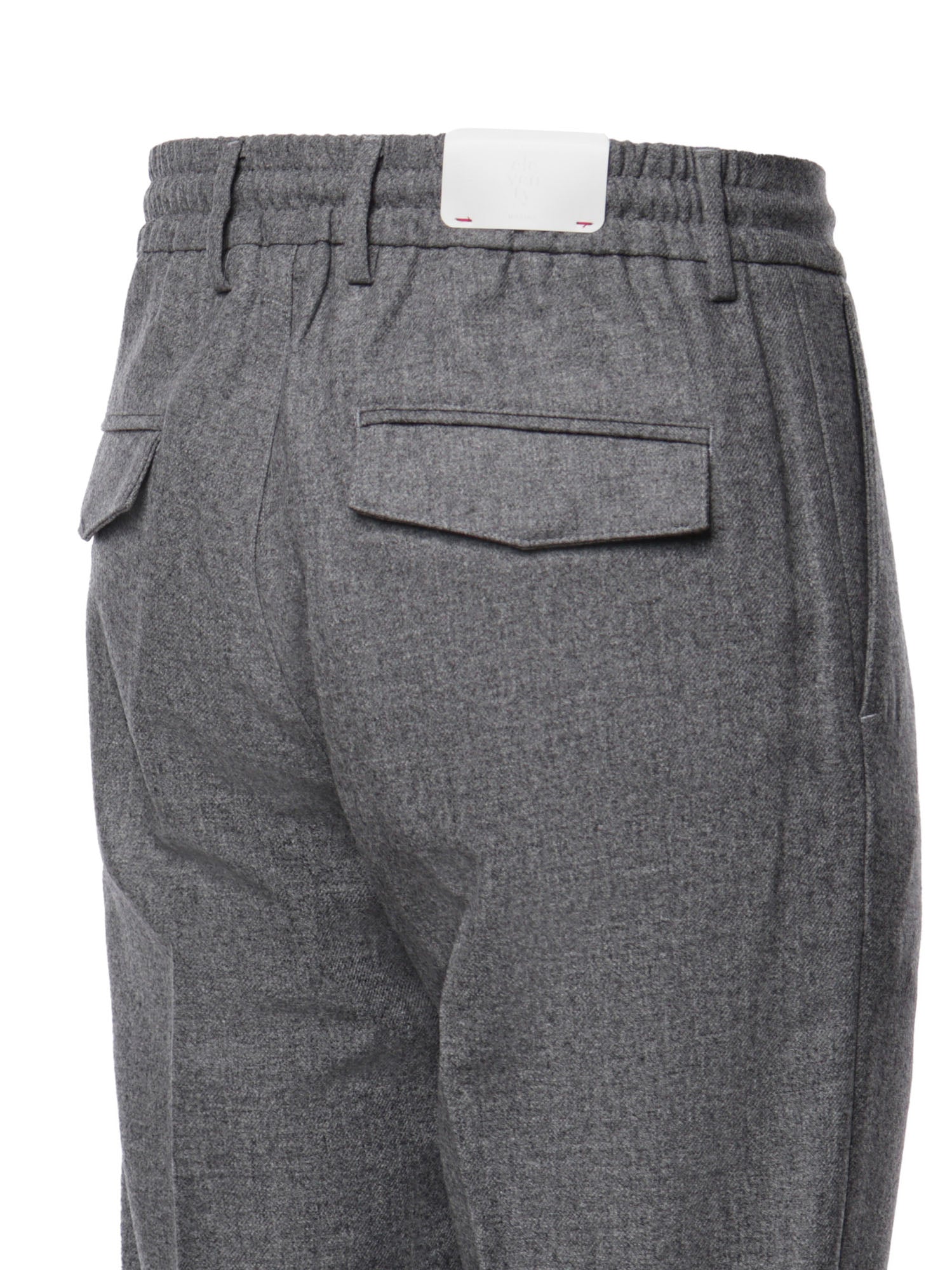Pantalone jogger in misto lana N75PANG03TES0N047 14 ELEVENTY 