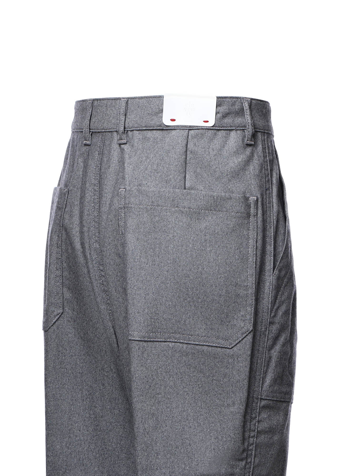 Pantalone Fatique in misto lana N75PANM12TES0N137 08 ELEVENTY 