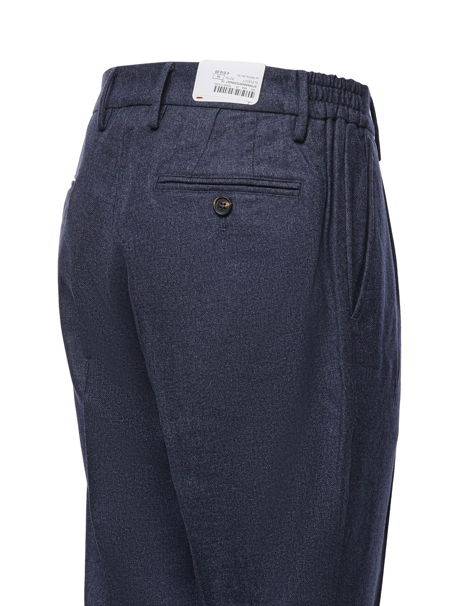Pantaloni in misto lana N75PANN08TES0N047 19 ELEVENTY 
