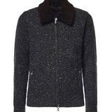 Giubbino in misto lana con zip N76GBTN01MAG0H001 15 ELEVENTY 