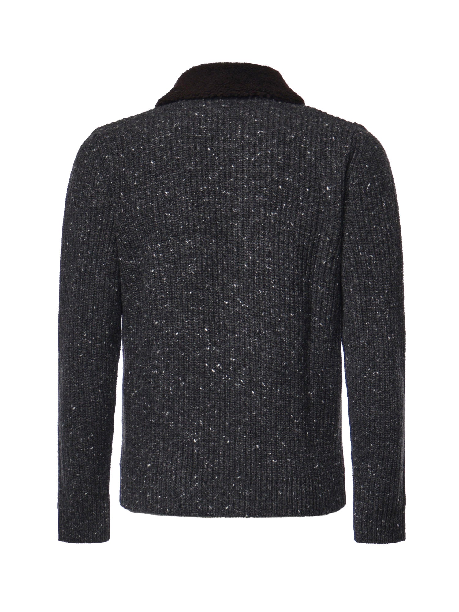Giubbino in misto lana con zip N76GBTN01MAG0H001 15 ELEVENTY 