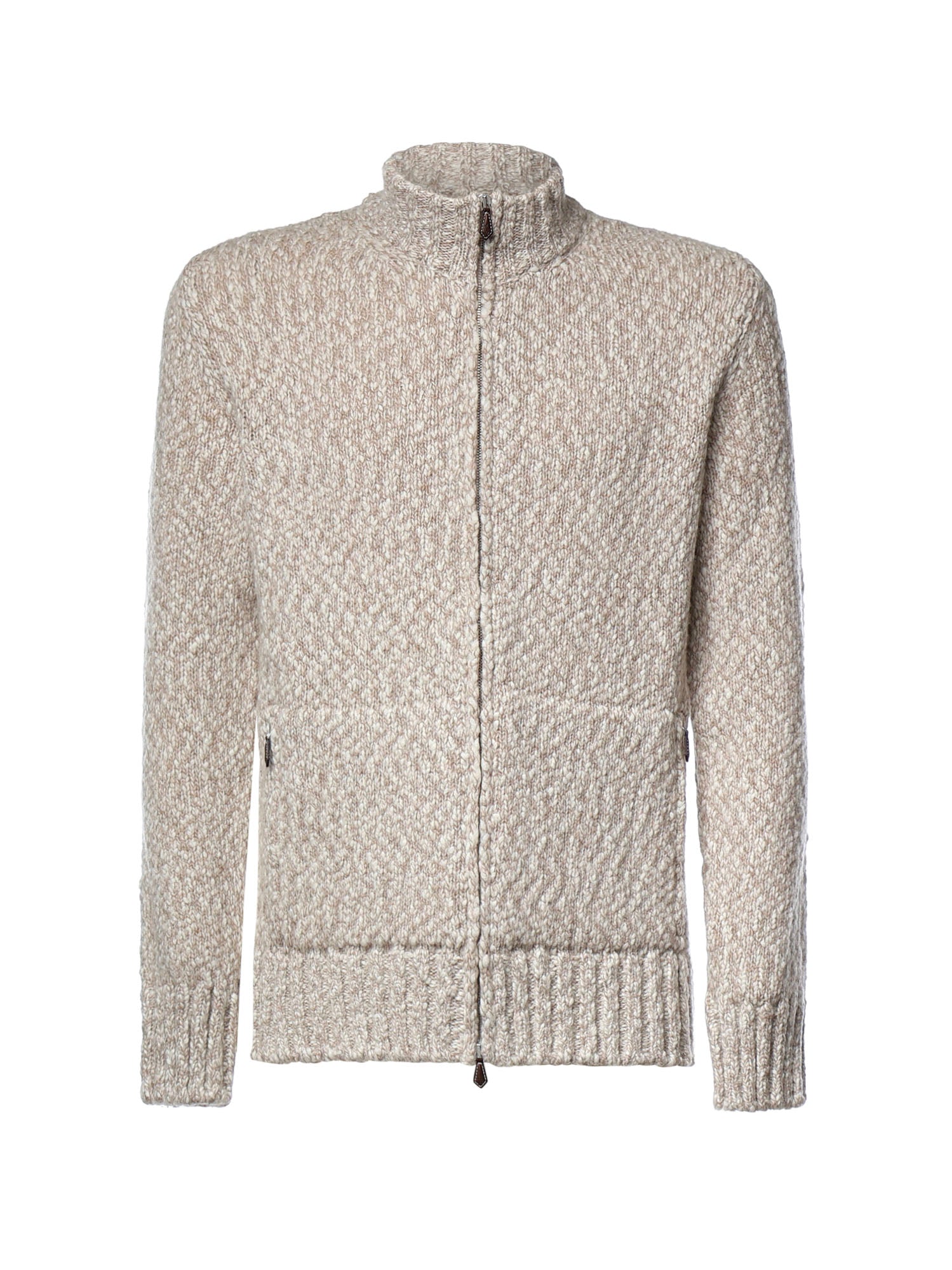 Maglia full zip in lana e cashmere N76MAGN49MAG0N008 02 ELEVENTY 