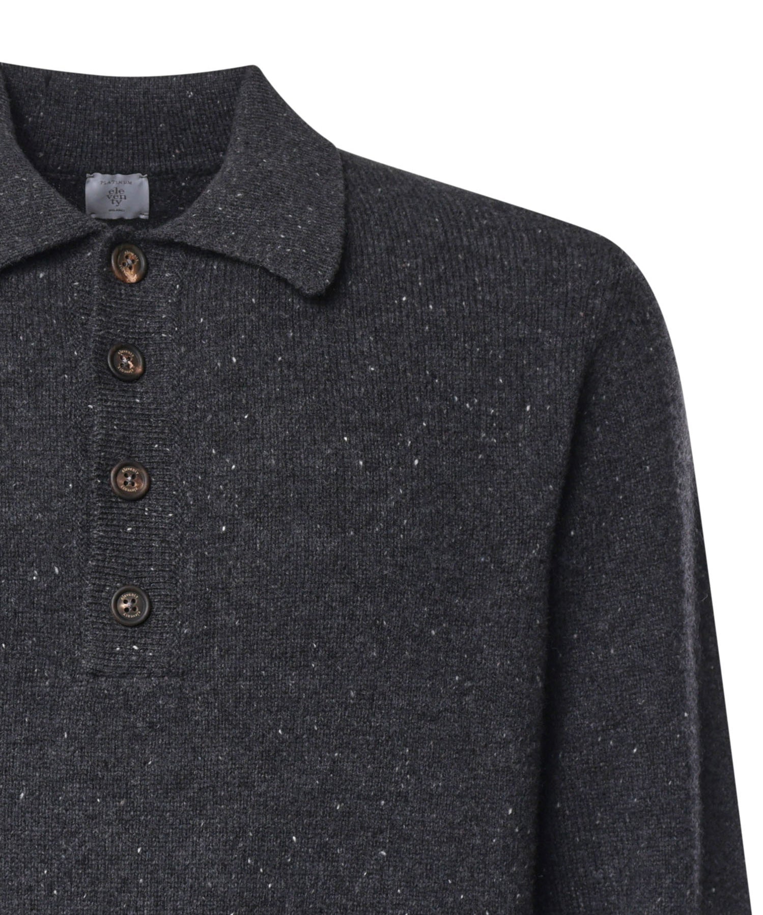 Polo in lana merino N76POLN03MAG0N013 15 ELEVENTY 