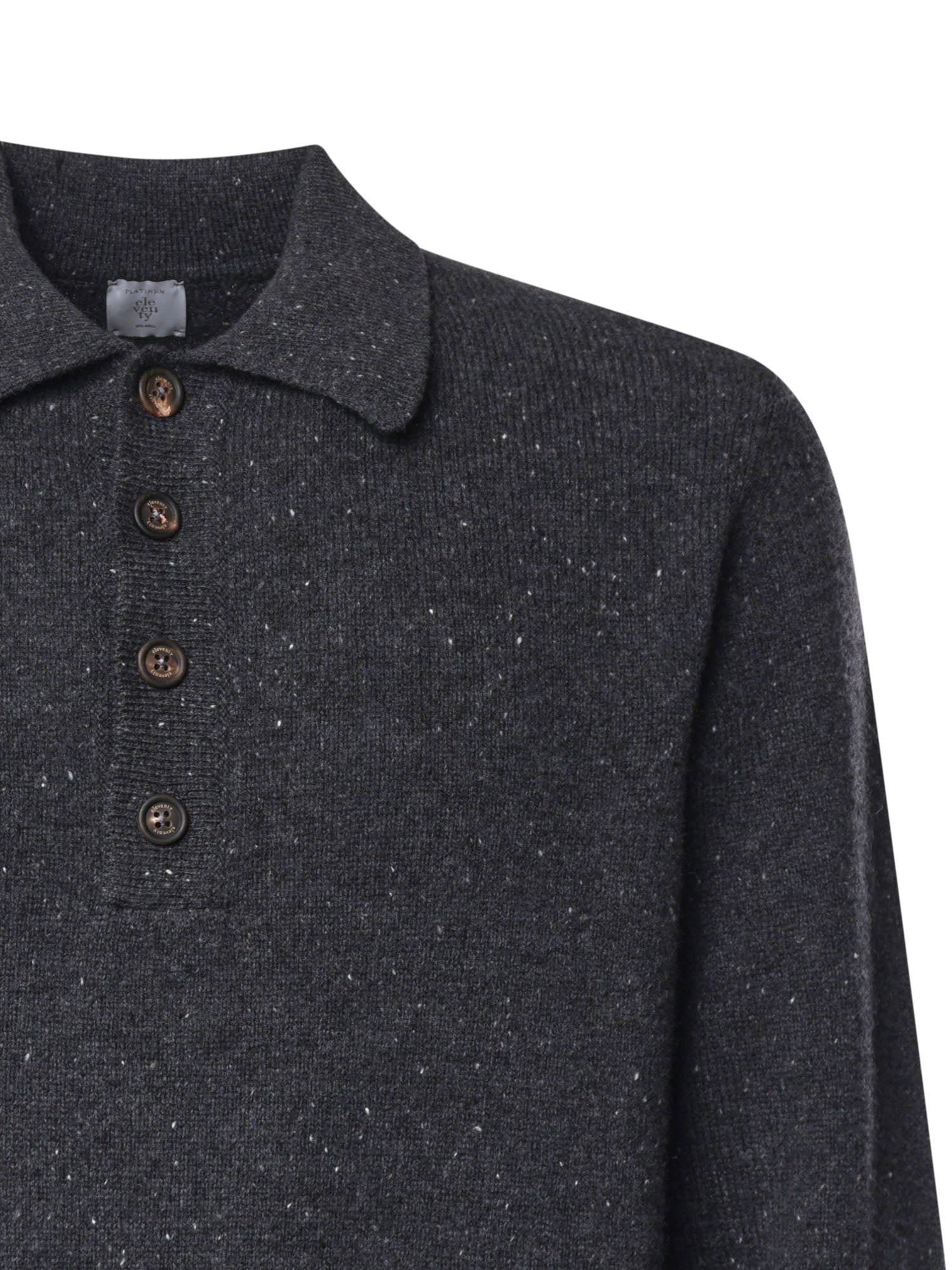 Polo in lana merino N76POLN03MAG0N013 15 ELEVENTY 