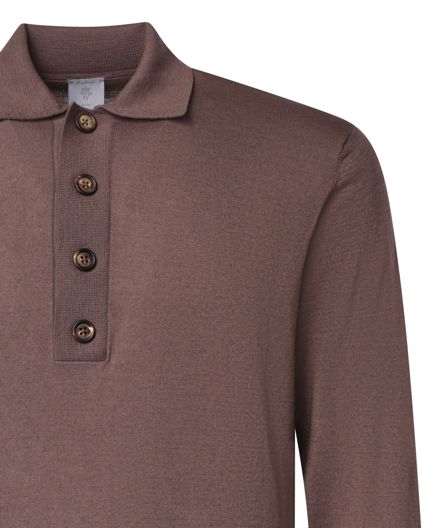 Polo in misto cotone e cashmere N76POLN07MAG0K007 05 ELEVENTY 