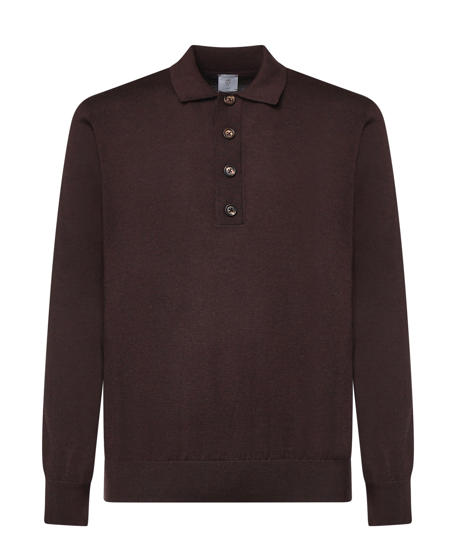 Polo in misto cotone e cashmere N76POLN07MAG0K007 10 ELEVENTY 