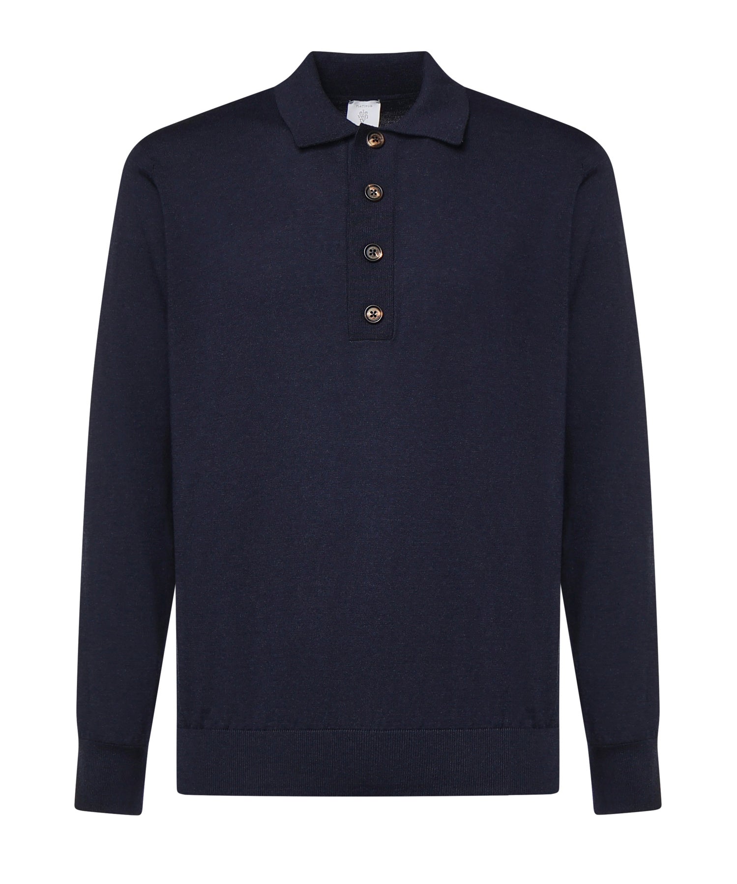 Polo in misto cotone e cashmere N76POLN07MAG0K007 19 ELEVENTY 