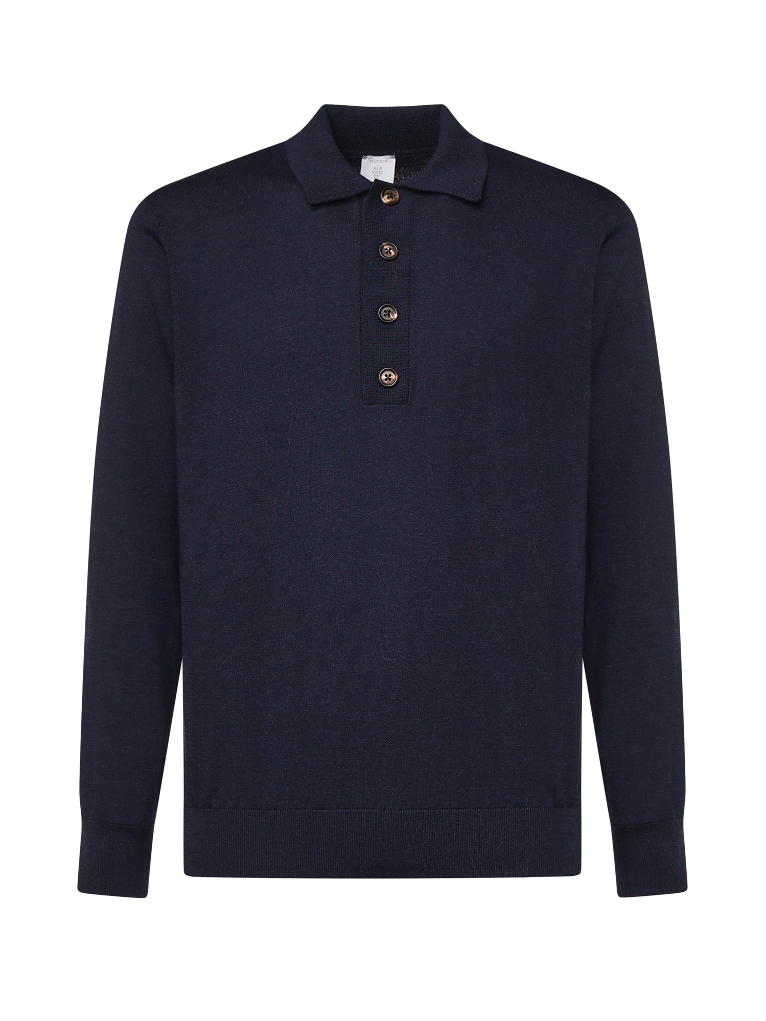 Polo in misto cotone e cashmere N76POLN07MAG0K007 19 ELEVENTY 