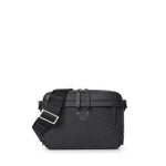 Borsa a tracolla effetto saffiano con logo EM001186 AF13805UC001 EMPORIO ARMANI 