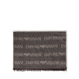 Sciarpa con logo in misto lana EM004238 AF21541F6138 EMPORIO ARMANI 