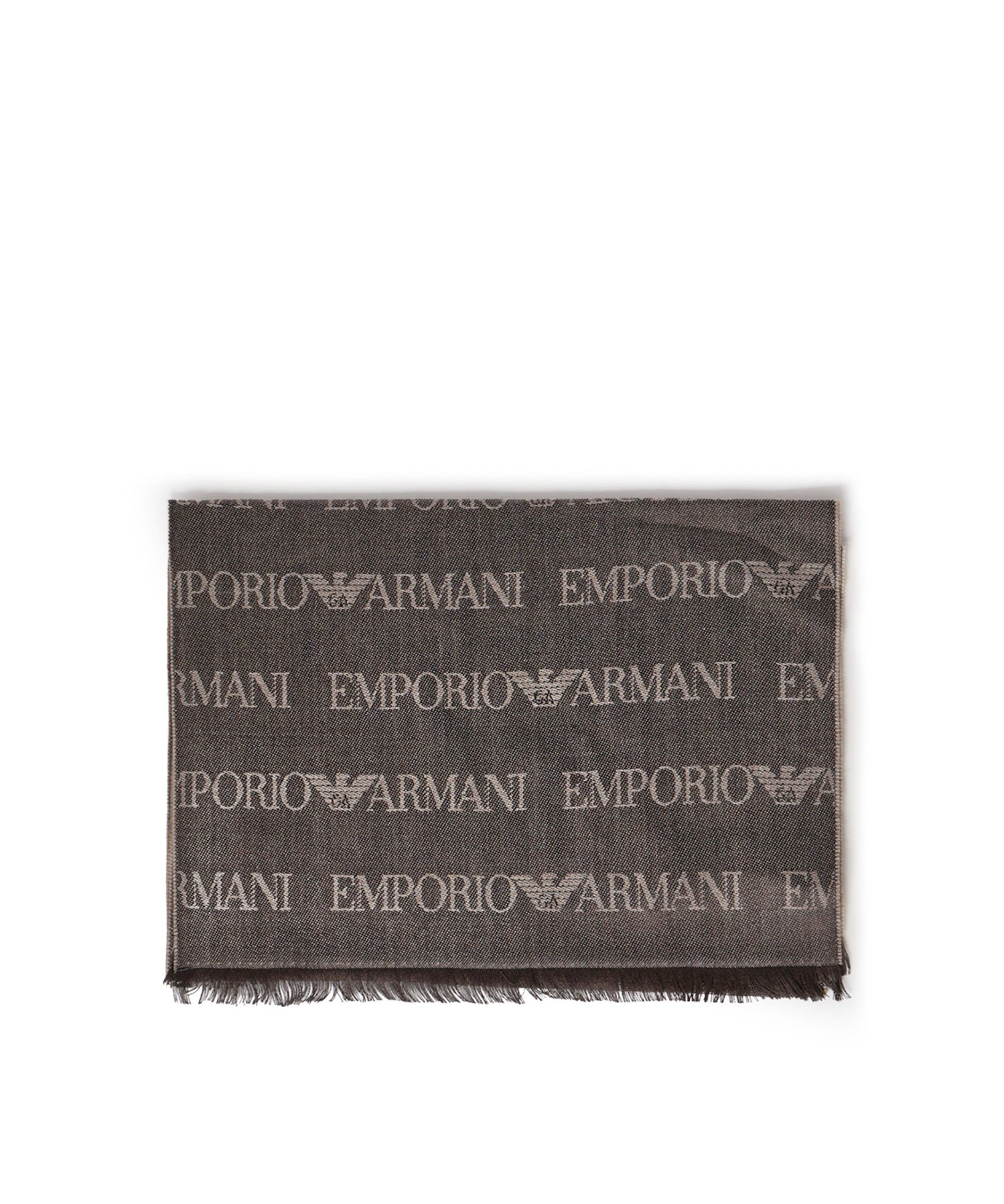 Sciarpa con logo in misto lana EM004238 AF21541F6138 EMPORIO ARMANI 