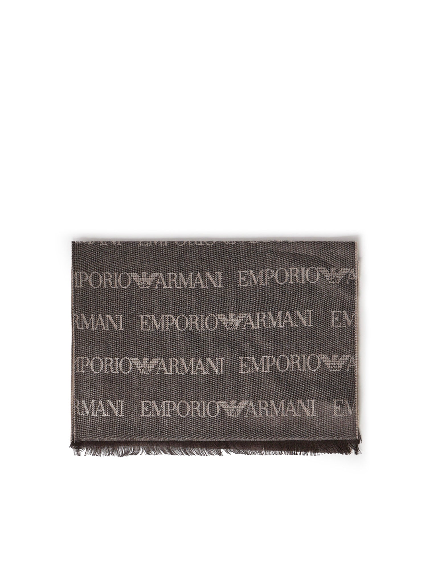 Sciarpa con logo in misto lana EM004238 AF21541F6138 EMPORIO ARMANI 