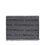 Sciarpa con logo in misto lana EM004238 AF21541F7086 EMPORIO ARMANI 