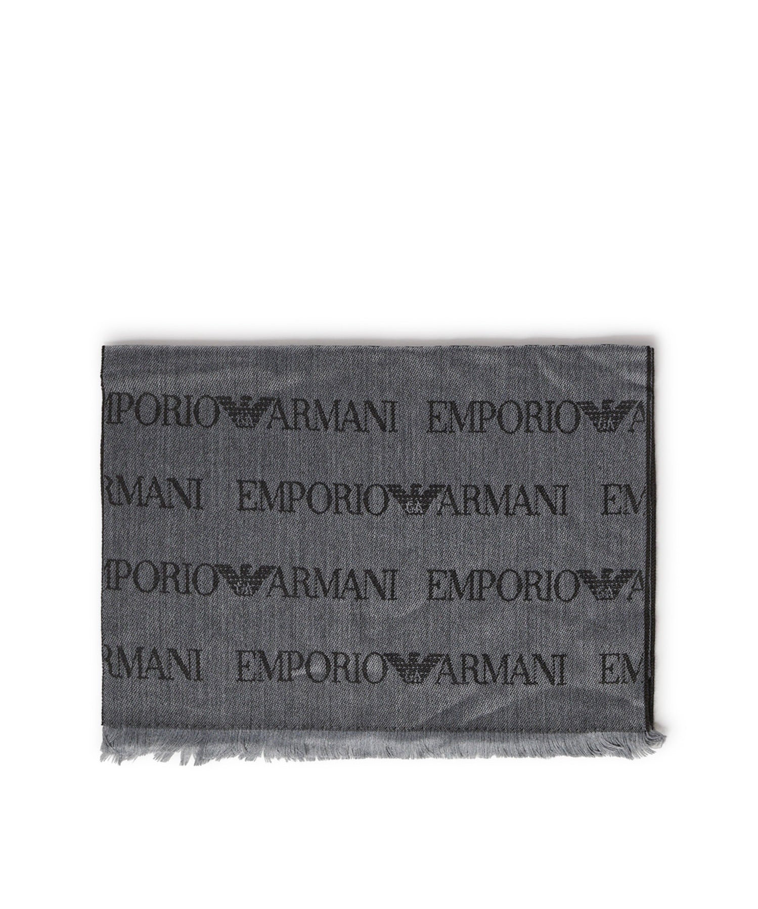 Sciarpa con logo in misto lana EM004238 AF21541F7086 EMPORIO ARMANI 