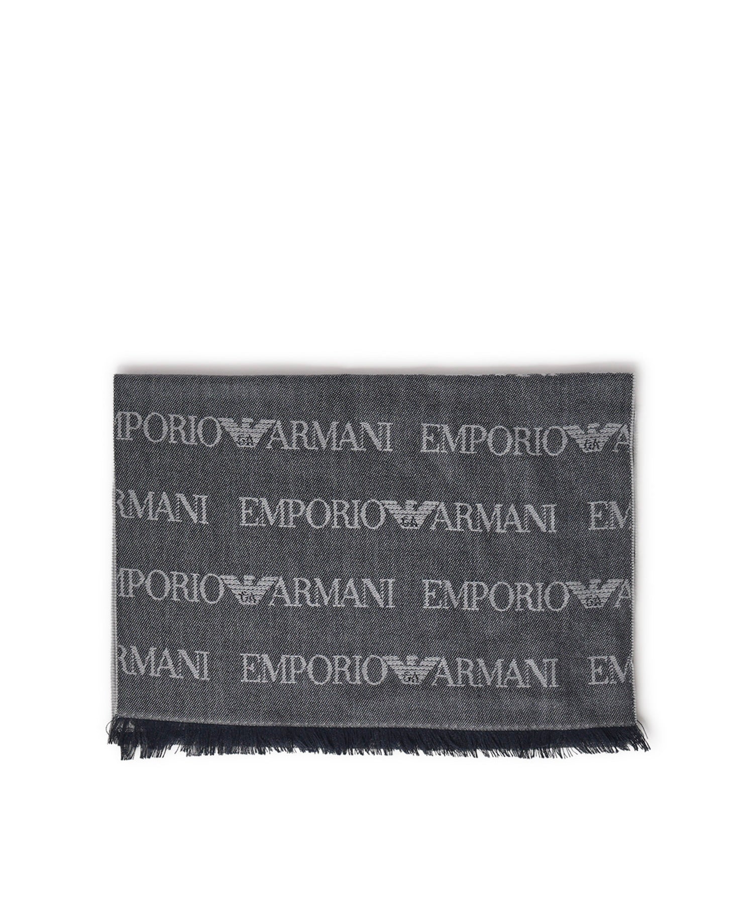 Sciarpa con logo in misto lana EM004238 AF21541FB018 EMPORIO ARMANI 
