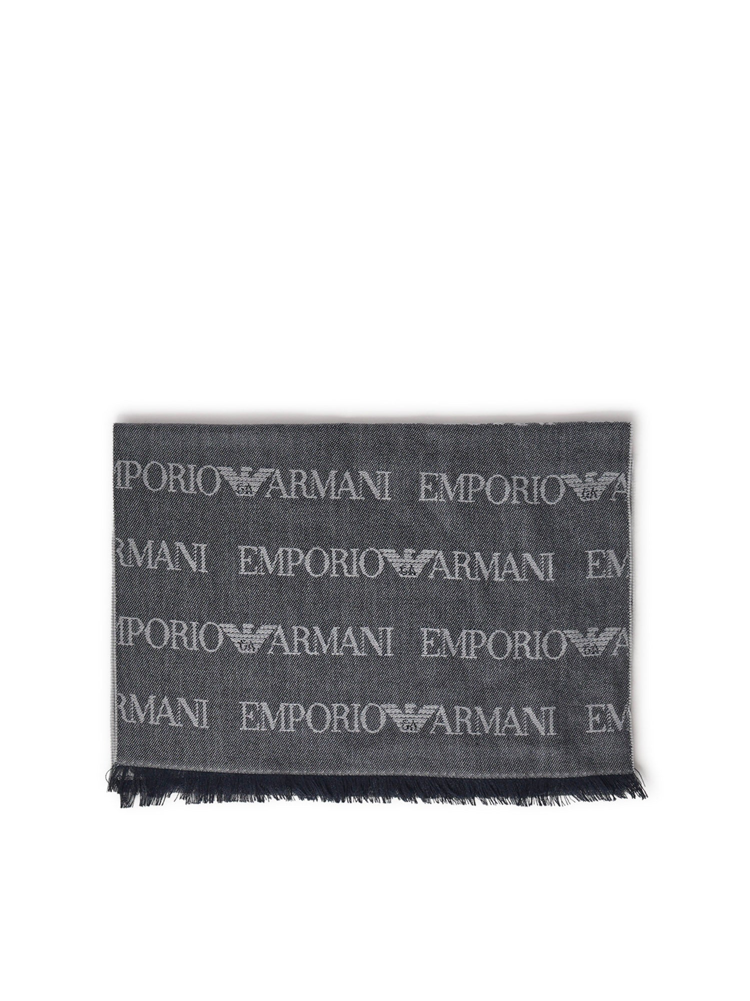 Sciarpa con logo in misto lana EM004238 AF21541FB018 EMPORIO ARMANI 