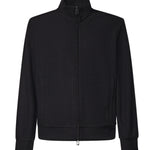Felpa in cotone e lyocell con zip EM004534 AF13700FC293 EMPORIO ARMANI 