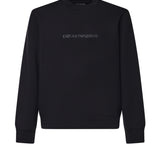 Felpa in misto cotone con logo EM004541 AF10013MC540 EMPORIO ARMANI 