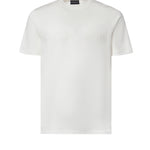 T-shirt in jersey di cotone con logo intarsiato EM004593 AF10762F0201 EMPORIO ARMANI 
