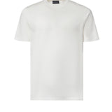 T-shirt in jersey di cotone con logo intarsiato EM004593 AF10762F0201 EMPORIO ARMANI 