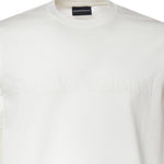 T-shirt in jersey di cotone con logo intarsiato EM004593 AF10762F0201 EMPORIO ARMANI 