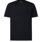 T-shirt in jersey di cotone con logo intarsiato EM004593 AF10762FB439 EMPORIO ARMANI 