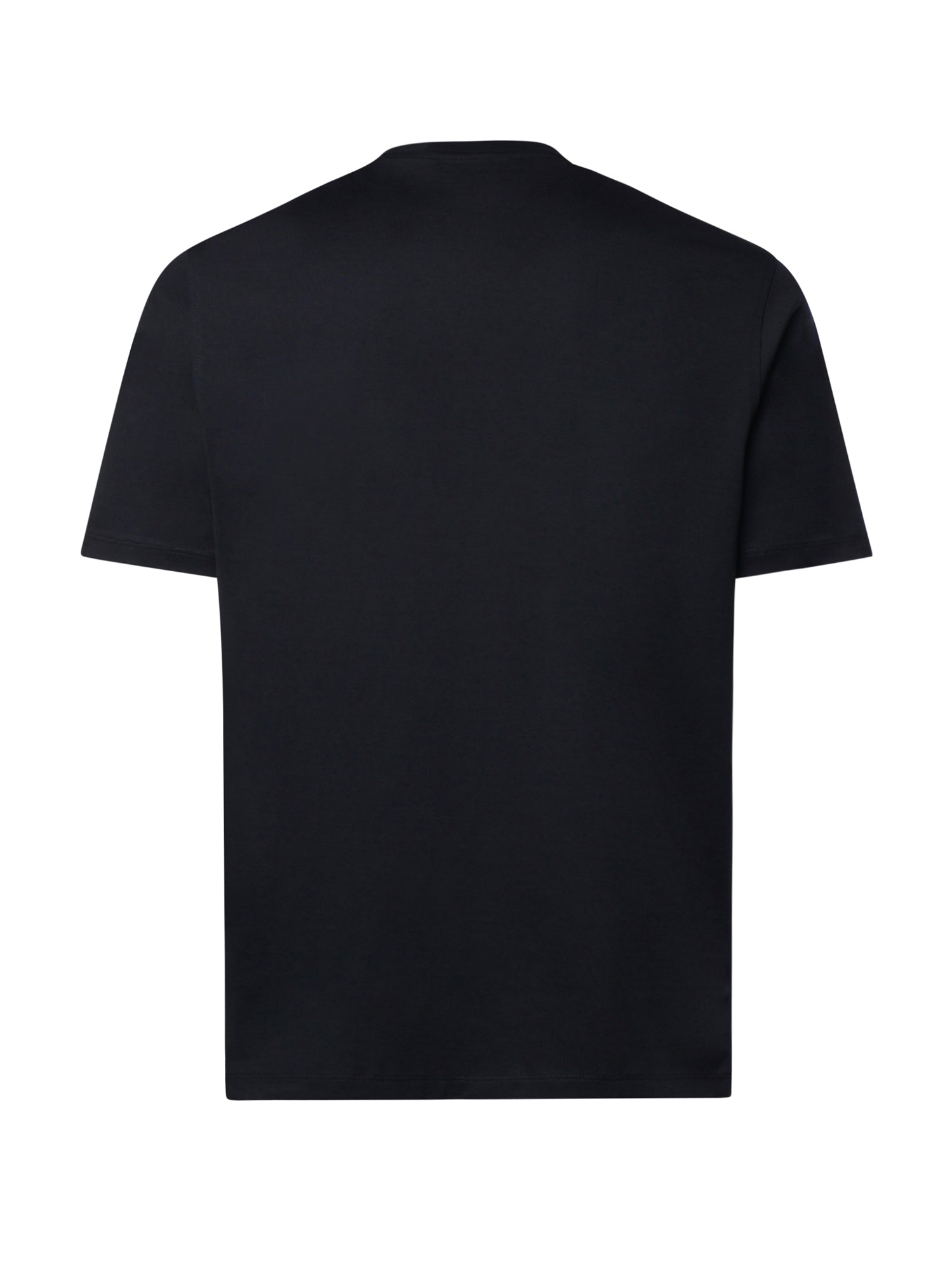 T-shirt in jersey di cotone con logo intarsiato EM004593 AF10762FB439 EMPORIO ARMANI 