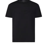 T-shirt in jersey di cotone con logo intarsiato EM004593 AF10762FC302 EMPORIO ARMANI 