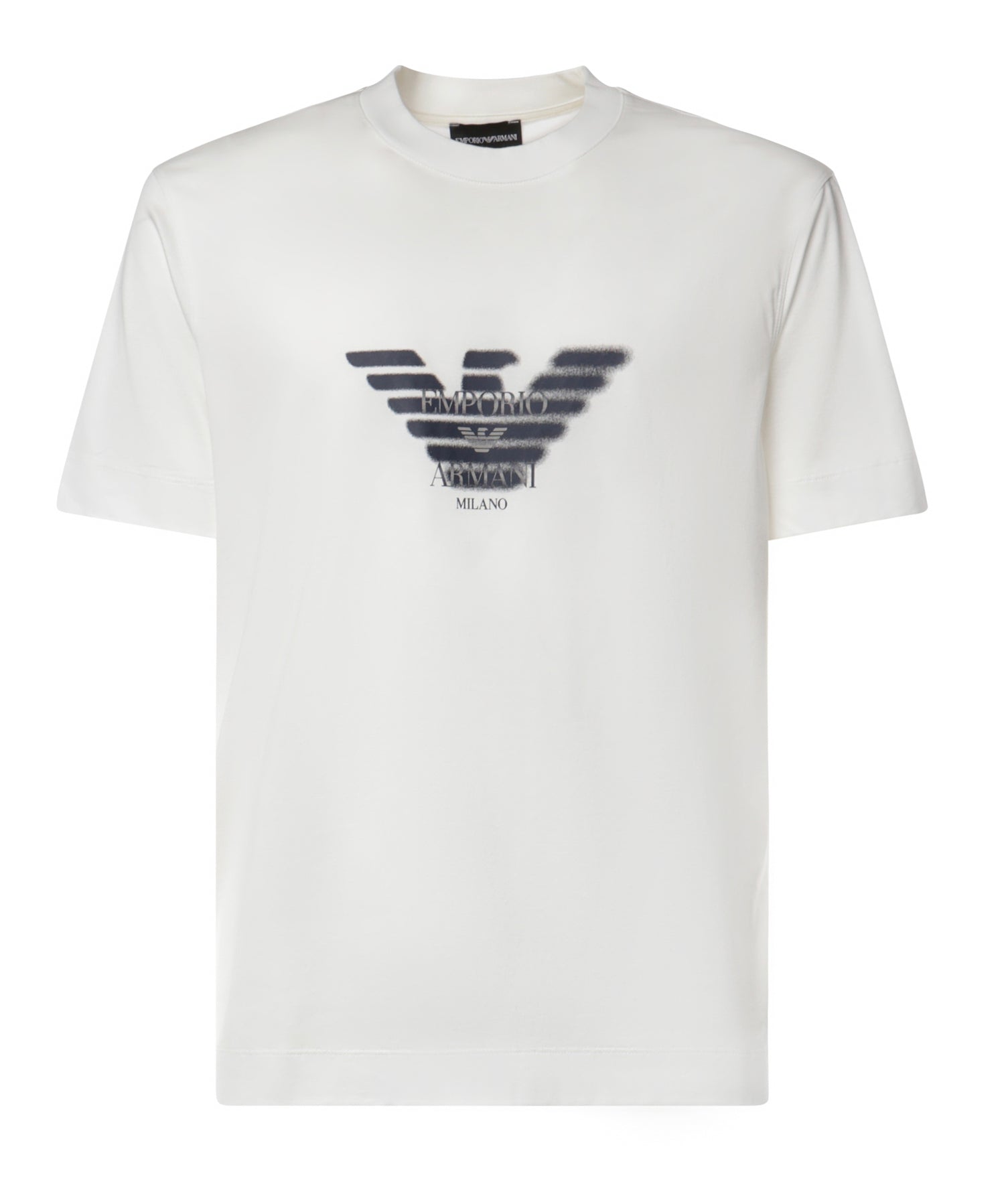 T-shirt in jersey misto lyocell con stampa logo EM006765 AF10017U0003 EMPORIO ARMANI 