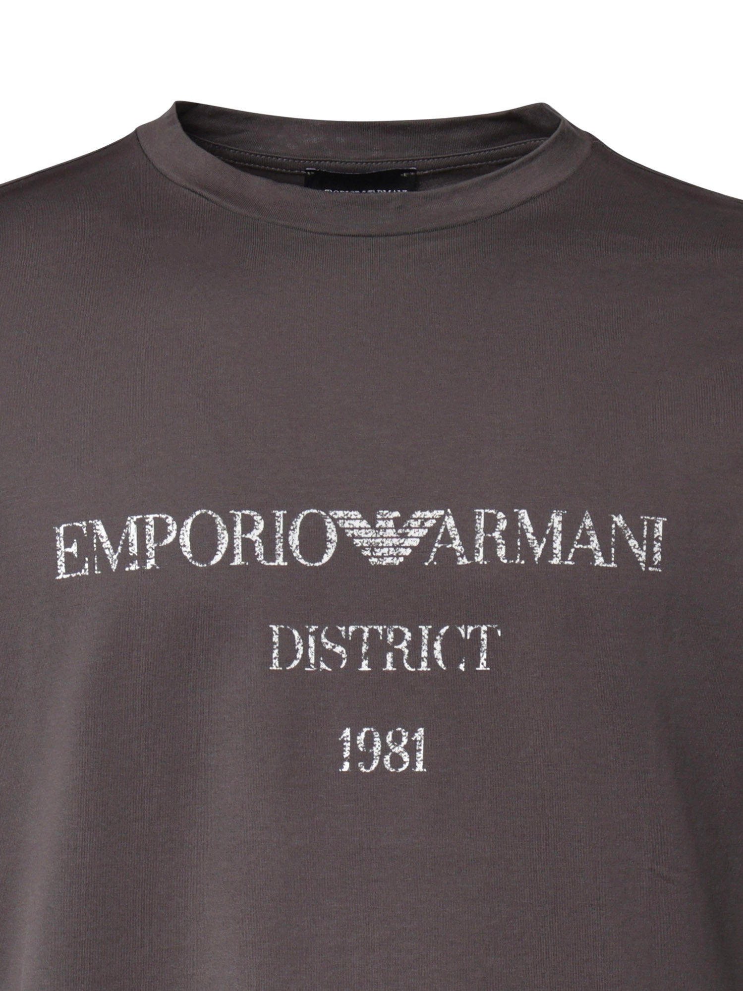 T-shirt in cotone con logo EM007283 AF29523U8108 EMPORIO ARMANI 