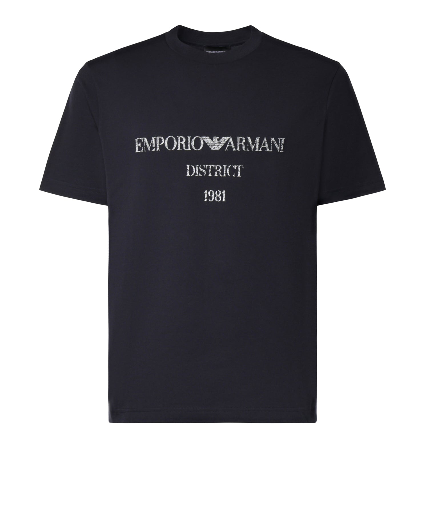 T-shirt in cotone con logo<BR/> EM007283 AF29523UB109 EMPORIO ARMANI 