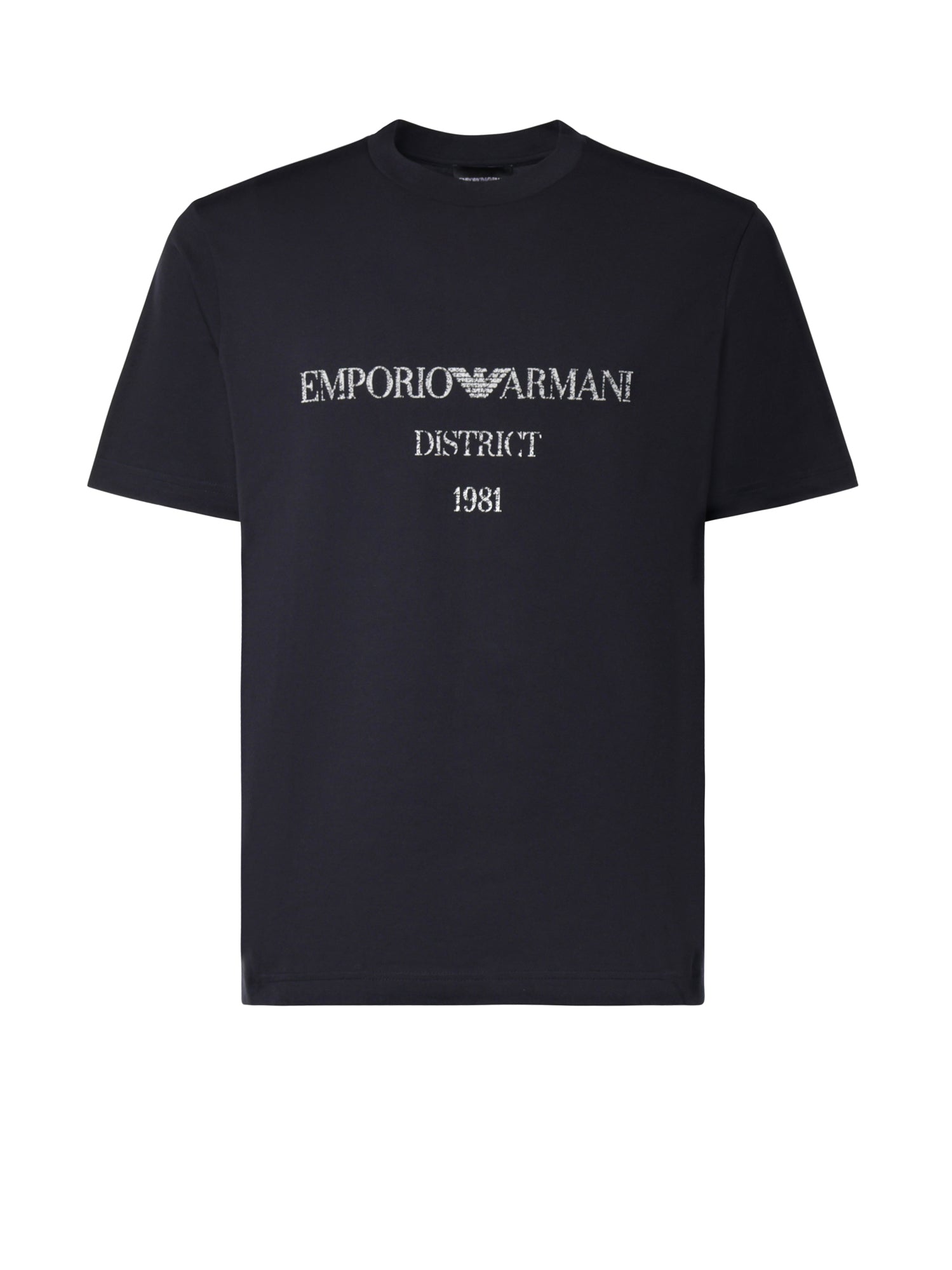 T-shirt in cotone con logo<BR/> EM007283 AF29523UB109 EMPORIO ARMANI 