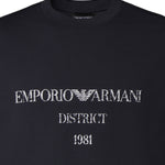 T-shirt in cotone con logo<BR/> EM007283 AF29523UB109 EMPORIO ARMANI 