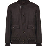Bomber in flanella cardata di lana NAM11530690WGZ S804 FAY 