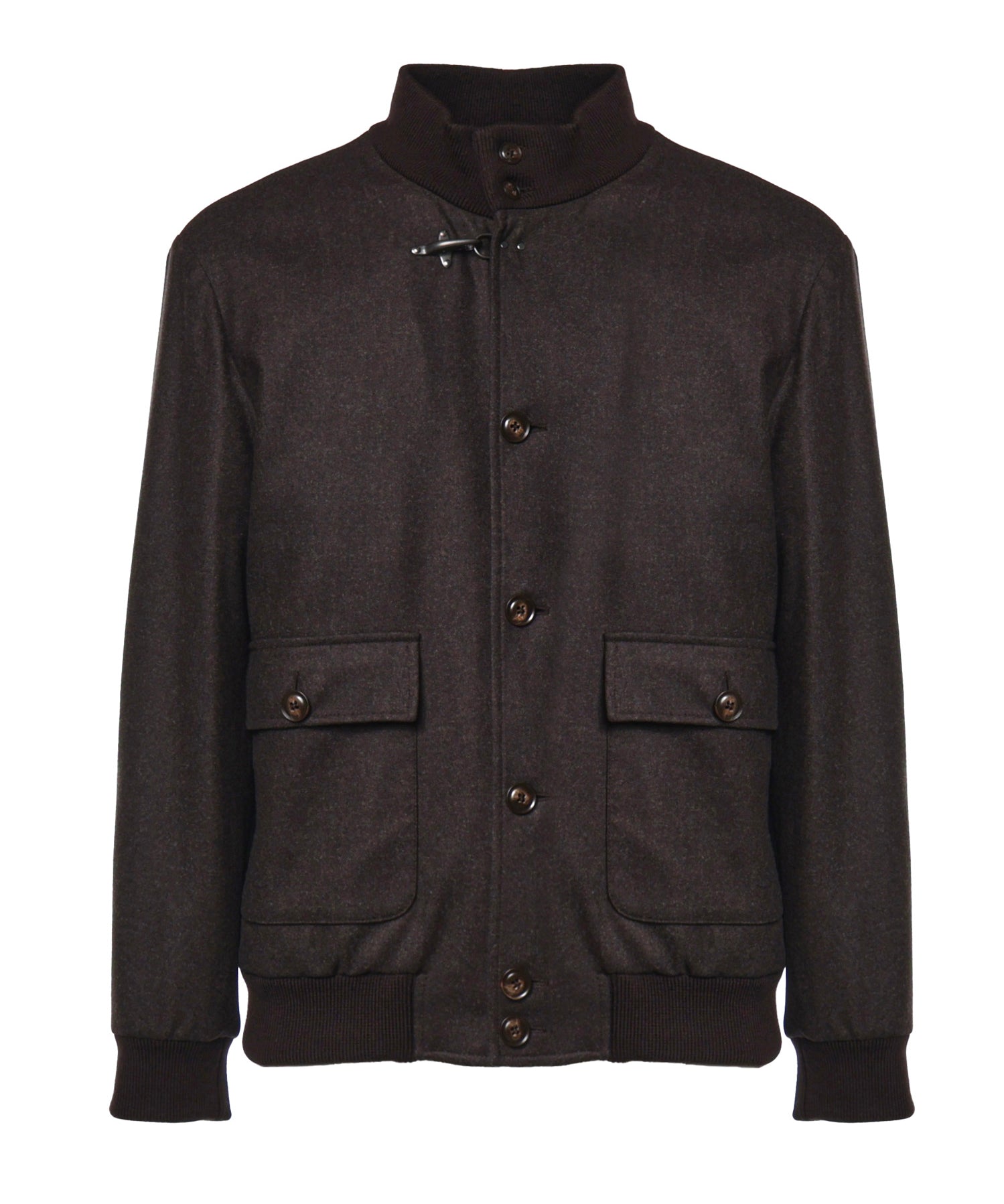 Bomber in flanella cardata di lana NAM11530690WGZ S804 FAY 