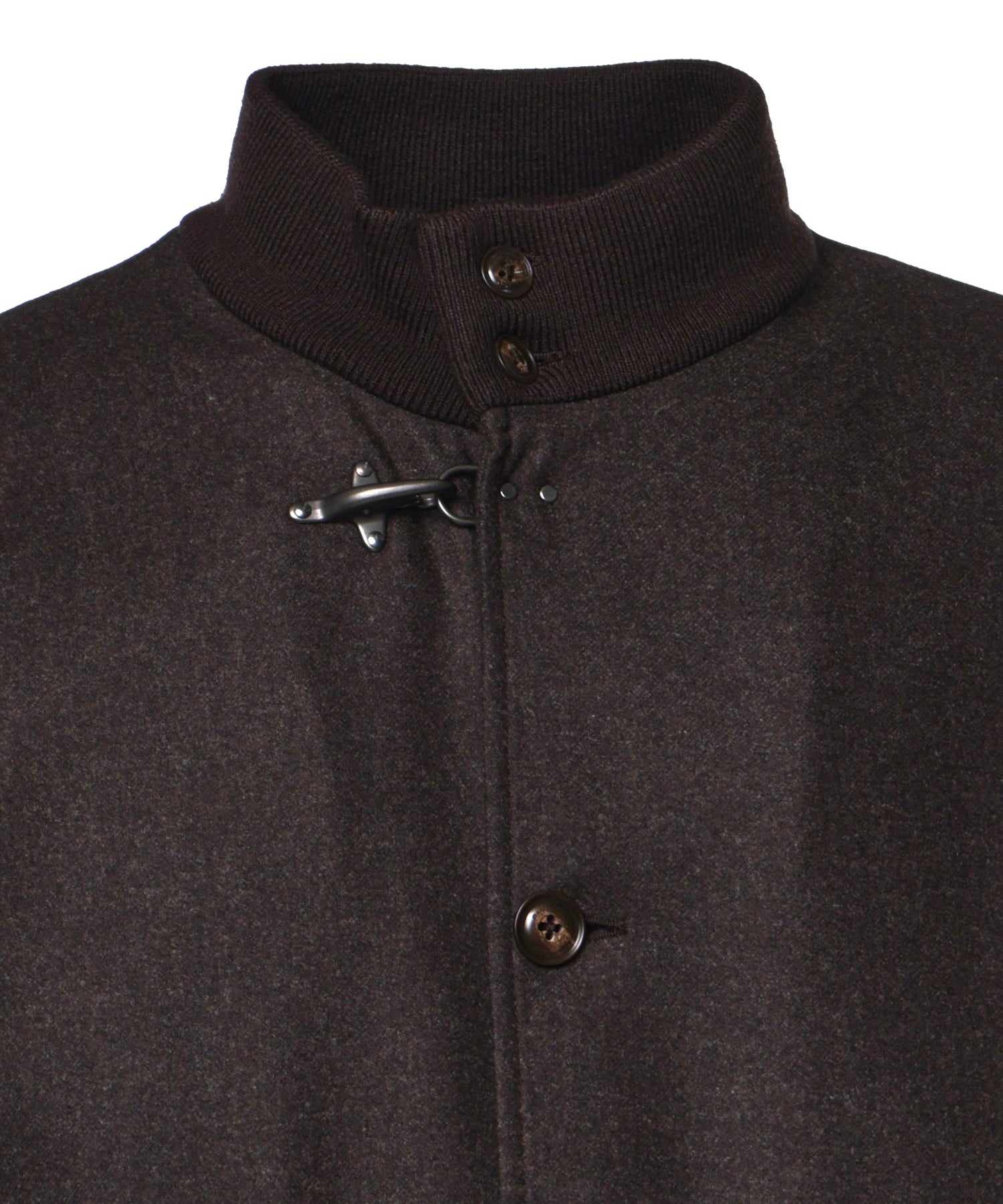 Bomber in flanella cardata di lana NAM11530690WGZ S804 FAY 